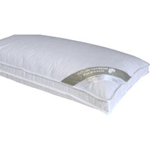 Bild für Betten Hofmann Kopfkissen Polster mit Außensteg 40x80 Daunen-Federkissen 30% Daunenanteil dick