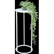 Bild für DanDiBo Blumenhocker Metall Weiß Rund 60 cm Blumenständer Beistelltisch 96483 M Blumensäule Modern Pflanzenständer Pflanzenhocker