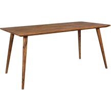 Bild für Wohnling Esszimmertisch Sheesham rustikal Massiv-Holz 160x80