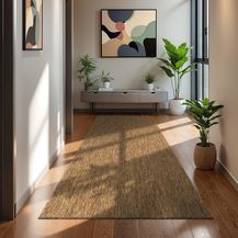 Bild für Paco Home Outdoor Teppich Wetterfest Wohnzimmer Balkon Küchenteppich Flachgewebe Sisaloptik Meliert Einfarbig