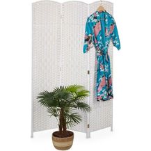 Bild für 3-teiliger Paravent in Weiß