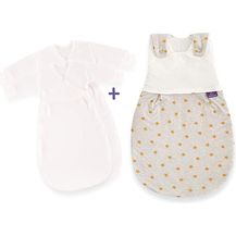 Bild für Träumeland Babyschlafsack LIEBMICH 3tlg. Set Größe 68/74 Sternentraum gelb