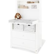Pinolino 'Florentina' Wickelkommode inkl. Regalaufsatz, weiß