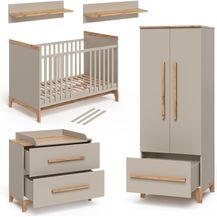 Bild für Kinderzimmer-Set Malia Cashmere/Eiche 5 Teile Vitalispa