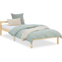 Bild für Holzbett inkl. Lattenrost 90x200 natur