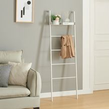 Bild für Leiterregal Øksnes 160x50x27,5 cm Weiß [en. casa]