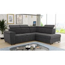 Bild für Ecksofa Natan mit Schlaffunktion und einstellbare Kopfstützen