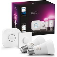 Bild für Philips Hue White & Color Ambiance Starter Set mit E27 Lampen 2-er Pack (1100)
