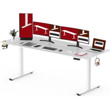Bild für SANODESK Höhenverstellbarer Schreibtisch 200x80 cm Schreibtisch Höhenverstellbar Elektrisch Ergonomischer Steh-Sitz Tisch Computertisch für Heimbüro Homeoffice(weiß)