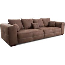 Bild für Cavadore Big Sofa Mavericco / Große Couch im modernen Design in Lederoptik / Inklusive Rückenkissen und Zierkissen / 287 x 69 x 108 cm (BxHxT)