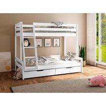 Bild für Lüttenhütt Etagenbett Doppelstockbett, Hochbett, "NORA" BESTSELLER! (Leiter beidseitig montierbar)