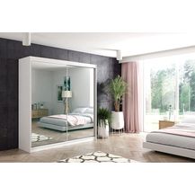 Bild für ALTDECOR Kleiderschrank mit Spiegel und Schiebetüren