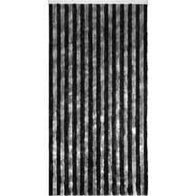 Bild für Moritz Flauschvorhang aus Chenille 100 x 200 cm schwarz grau Türvorhang als Fliegenschutz Insektenschutz für Camping Wohnwagen