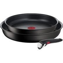 Bild für Tefal Pfannen-Set Ingenio Unlimited, Aluminium (Set, 3-tlg, Tefal Ingenio Unlimited Pfannenset, 2 teilig, Ø 24, 28 cm, 1 Griff)