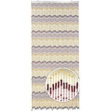 Bild für Kobolo Türvorhang Perlenvorhang UP DOWN Kunststoff brown 90x200 cm, Ösen (1 St)