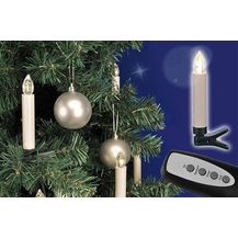 Bild für Haushalt International LED-Christbaumkerzen 76613 LED Kerzen 20er kabellos mit Fernb/Timer