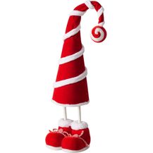Bild für Aufsteller Weihnachtsbaum Ziepfelmütze mit Füßen SANTINO
