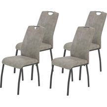 Bild für 4er Set Vierfußstuhl Elif II