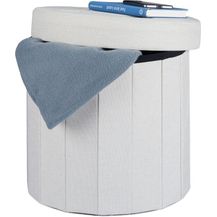 Bild für Sitzhocker mit Stauraum Größe M rund