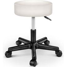 Bild für TRESKO Rollhocker höhenverstellbar Beige 