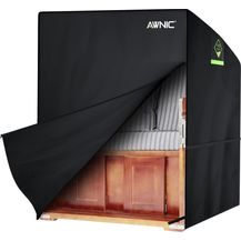 Bild für Awnic Strandkorb Schutzhülle Winterfest Strandkorbhülle Strandkorbhülle 2 Sitze Wasserdicht 420D Polyester L135×B105×H175/140cm