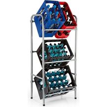 Bild für EASYmaxx Getränkekistenregal aus Metall für 3 Kästen 