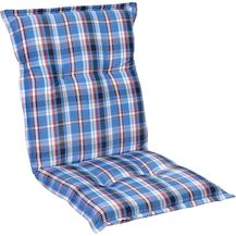 Bild für Prato Polsterauflage Sesselauflage Gartenstuhl PE 50 x 100 x 8 cm Weiß / blau