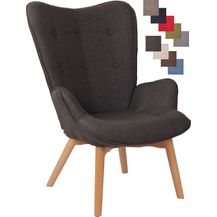 Bild für CLP Lounger Durham Stoff mit Buchenholz Gestell,dunkelgrau