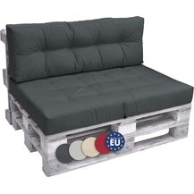 Bild für Beautissu Palettenkissen Rückenkissen ECO Elements Graphitgrau