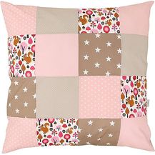 Bild für ULLENBOOM Bettdecken/Kissenbezug 80x80 cm Sand Eichhörnchen