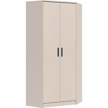 Bild für Marmex Möbel Grant 08C Eckkleiderschrank mit Kleiderstangen und Einlegeböden