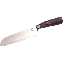 Bild für HENSSLERS Santoku Allzweckmesser – 17 cm extrem scharfe Edelstahlklinge