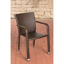 Bild für CLP Polyrattan Stapelstuhl Leonie,braun