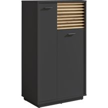 Bild für Badkommode >Liguria< in Anthrazit / Evoke Eiche Dekor