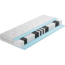 Bild für BMM Matratze 200x200 cm Ortho Medic Taschenfederkernmatratze Härtegrad H2/Öko-Tex Zertifiziert/ergonomische 7 Zonen Matratze Höhe 21 cm/Matratzen produziert in Deutschland