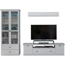 Bild für Wohnwand Baxter in Landhaus weiß Schrankwand 273 cm