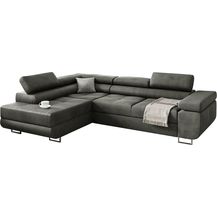 Bild für Kreative Furniture & Design Ecksofa MiamiMonL02 mit schlaffunktion und bettkasten, Wohnzimmer ecksofa, in L-Form (Links Ottomane)