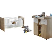 Bild für Ticaa 'Nico' 2-tlg. Babyzimmer-Set Sonoma-Weiß
