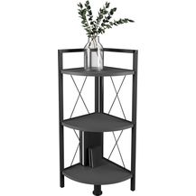 Bild für VCM Standregal Insasi 919827 Anthrazit H. 87 x B. 34 x T. 34 cm