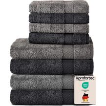 Bild für Komfortec Handtuch Set 100% Baumwolle, 4 Badetücher 70x140 und 4 Handtücher 50x100 cm, Frottee (Packung, 8-St)