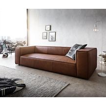 Bild für Bigsofa Around the Block 260x105 Braun Echtleder Federkern by W. Schillig