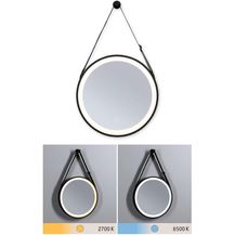 Bild für Paulmann 71092 LED Leuchtspiegel Miro IP44 Tunable White Schwarz 40cm 2700K