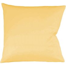 Bild für Fleuresse Mako-Satin Kissenbezug Bezug 80x80 cm uni mit RV 2349 sonne