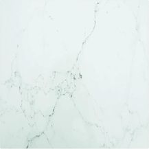 Bild für vidaXL Tischplatte Ersatztischplatte Marmorplatte Glasplatte für Esstisch Couchtisch Gartentisch Weiß 50x50 cm 6mm Hartglas in Marmoroptik