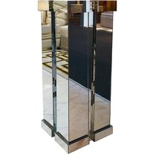 Bild für Casa Padrino Luxus Säulen Blumenvase Gold 50 x 50 x H. 150 cm