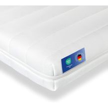 Bild für Träumegut24-10cm Orthopädische Kaltschaum Matratzenauflage Matratzen Topper Matratzenschoner 2in1 Härtegrad H2 & H3 (160x200 cm, H2 & H3)