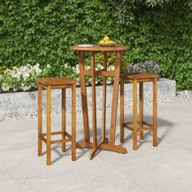 Bild für vidaXL 3-tlg. Gartenbar-Set Massivholz Akazie 3154384
