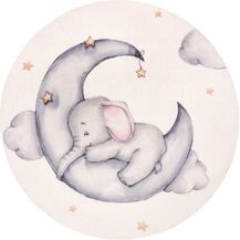 Bild für Lako 'Elefant im Mond' Fußmatte