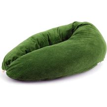 Bild für HOBEA-Germany Stillkissen XXL Lagerungskissen Schwangerschaftskissen Seitenschläferkissen groß (Cord moosgrün)