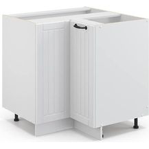Bild für Eckunterschrank Fame-Line Weiß Landhaus 80.5 cm ohne Arbeitsplatte Vicco